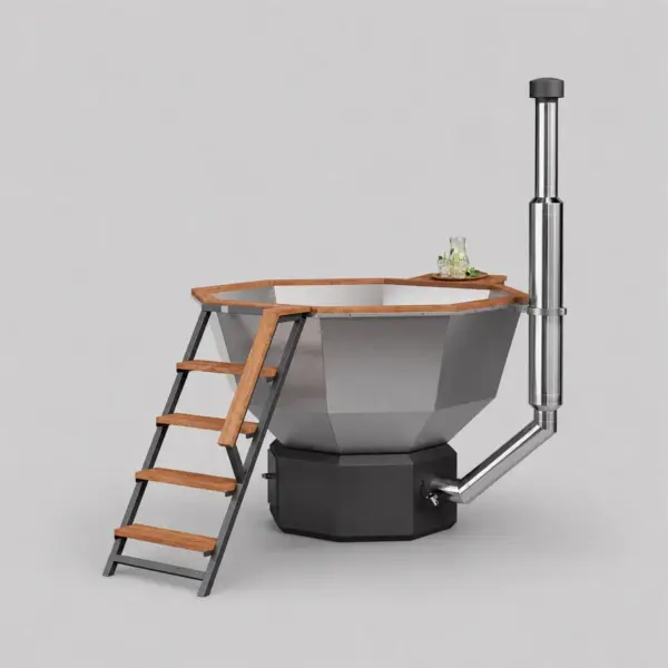 Wood-Fired Hot Tub Comfort 190 ECO, for 4-6 People