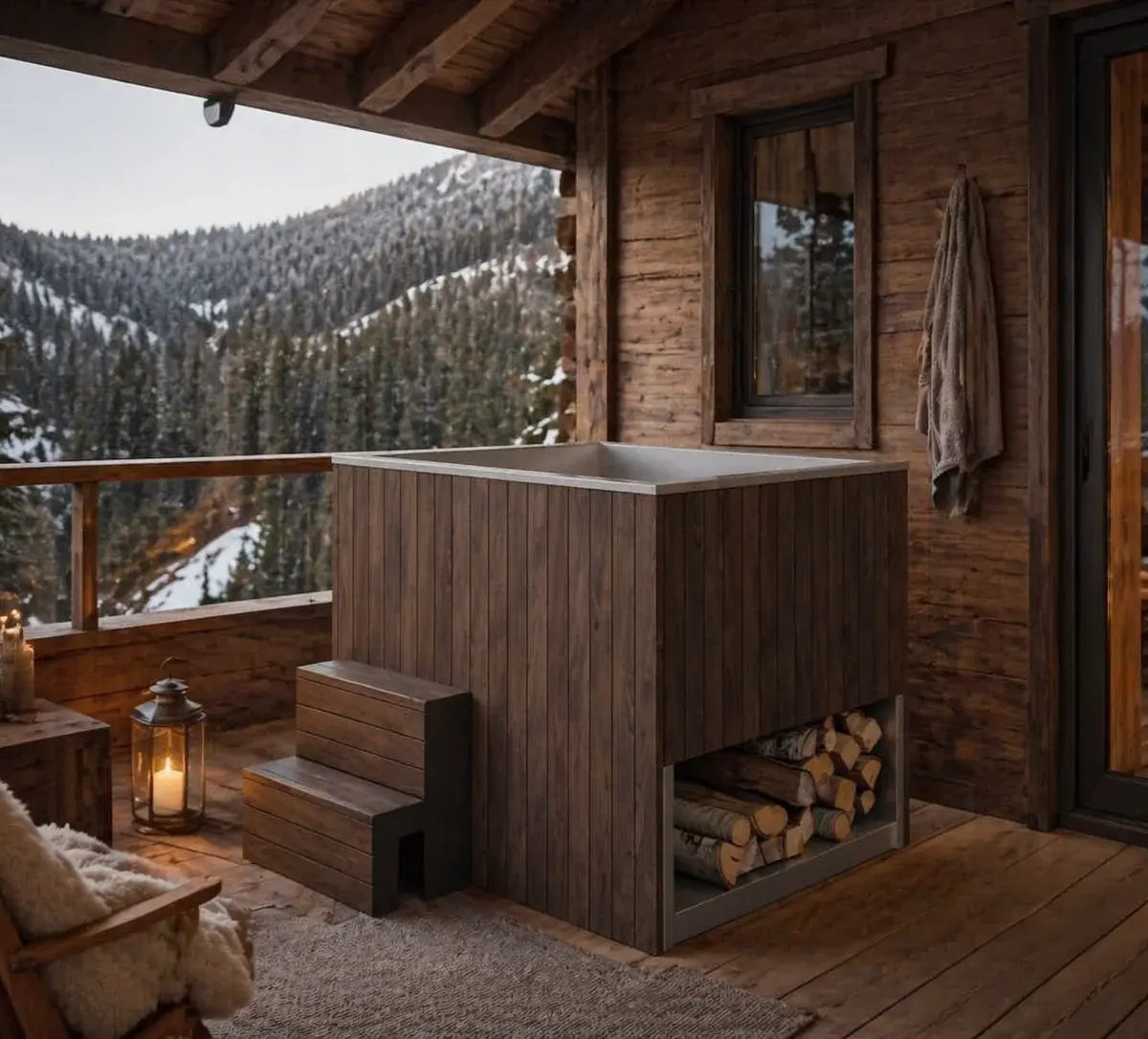 Plunge Tub Arctic 140B, for 1-2 People