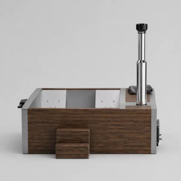 Wood-Fired Soaking Tub Elite 320, for 4-6 People