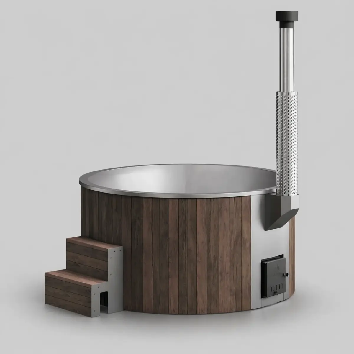 Wood-Fired Soaking Tub Furako 200SB, for 4-6 People