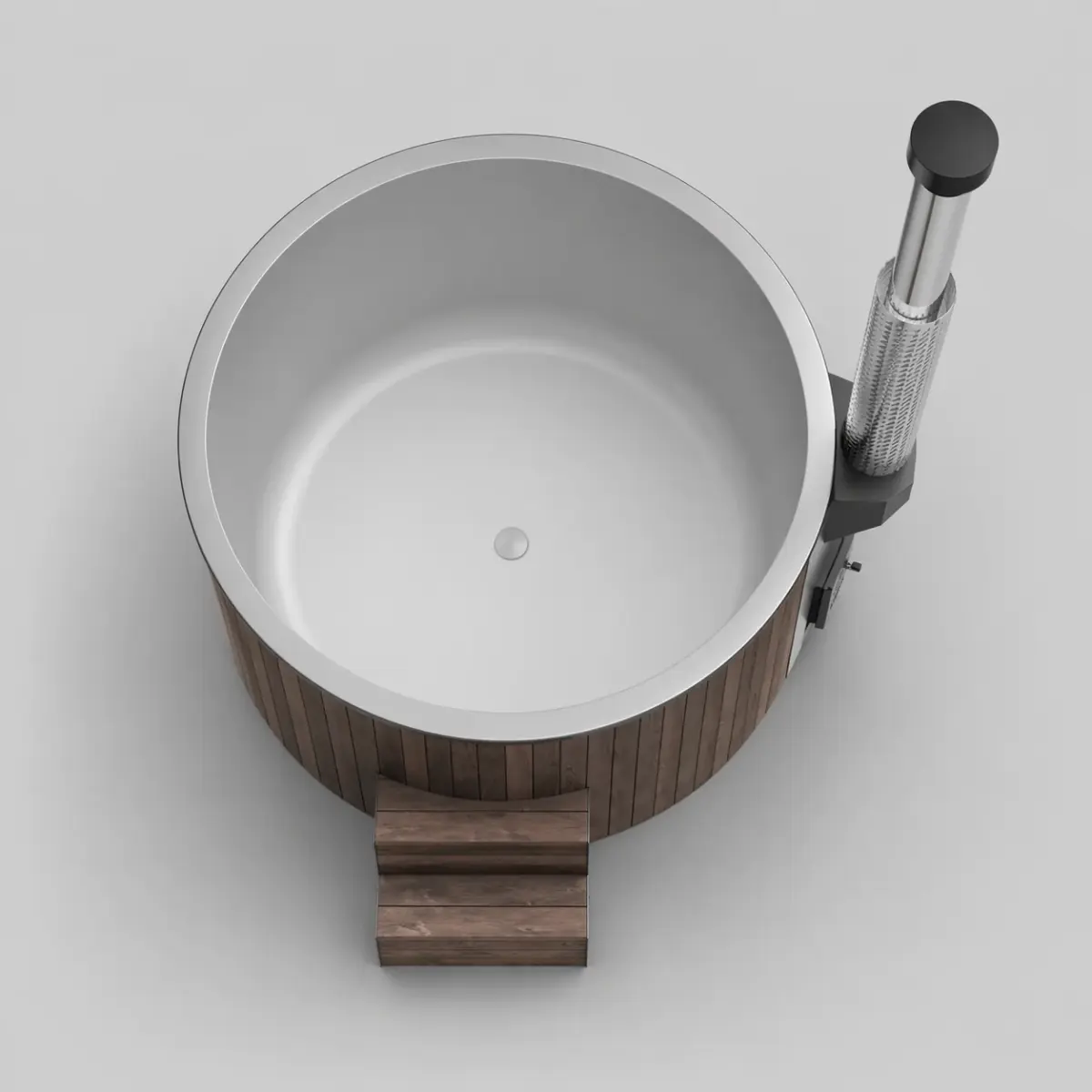 Wood-Fired Soaking Tub Furako 200SB, for 4-6 People