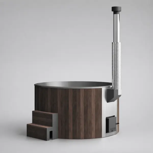 Wood-Fired Soaking Tub Furako 200BW, for 4-6 People