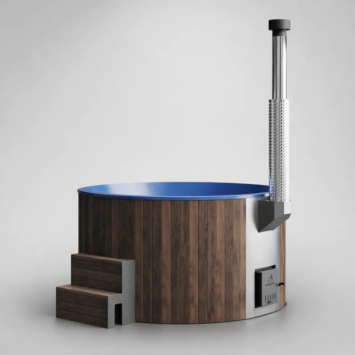 Wood-Fired Soaking Tub Furako 200BW, for 4-6 People