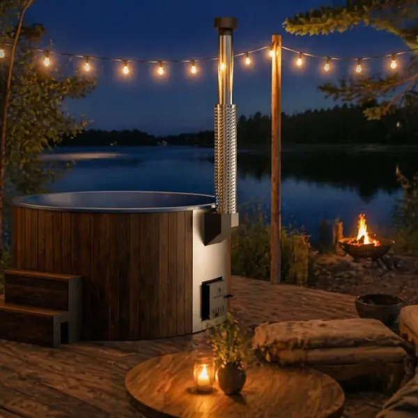 Wood-Fired Soaking Tub Furako 200BW, for 4-6 People gallery thumbnail