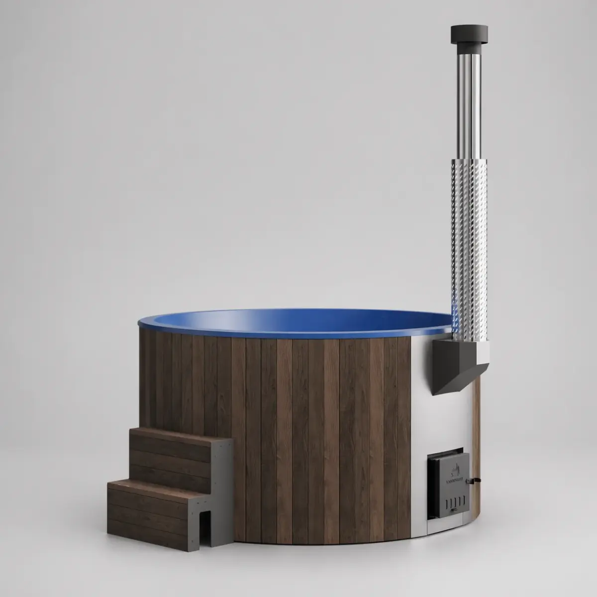 Wood-Fired Soaking Tub Furako 200BW, for 4-6 People