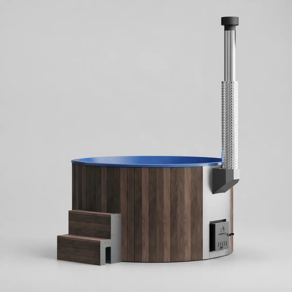 Wood-Fired Soaking Tub Furako 200BW, for 4-6 People