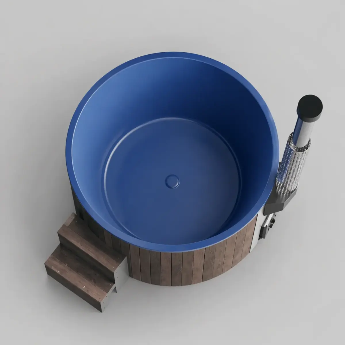 Wood-Fired Soaking Tub Furako 200BW, for 4-6 People