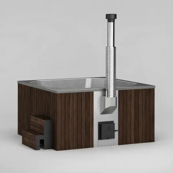 Wood-Fired Soaking Tub Thermal 200BW, for 6-8 People