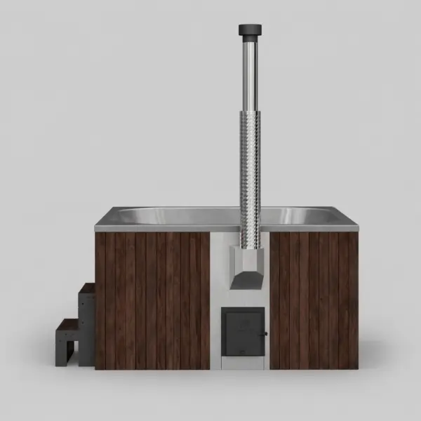 Wood-Fired Soaking Tub Thermal 200BW, for 6-8 People