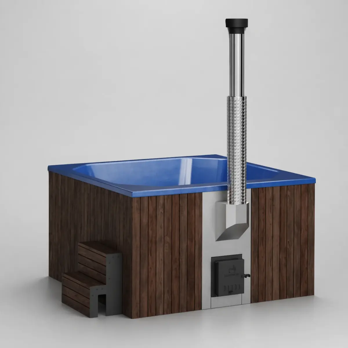 Wood-Fired Soaking Tub Thermal 200BW, for 6-8 People