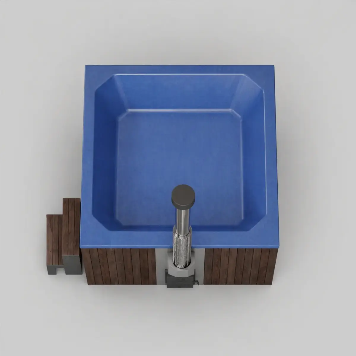 Wood-Fired Soaking Tub Thermal 200BW, for 6-8 People