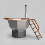 Wood-Fired Hot Tub Comfort 190 ECO, for 1-6 People