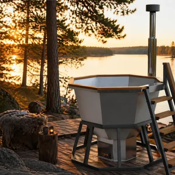 Wood-Fired Hot Tub Comfort 190, for 1-6 People gallery thumbnail